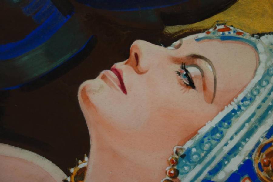 Mata Hari original release german movie poster concept art
